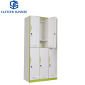 Steel Furniture 6 Door Metal Cloth Wardrobe Changing Room Locker